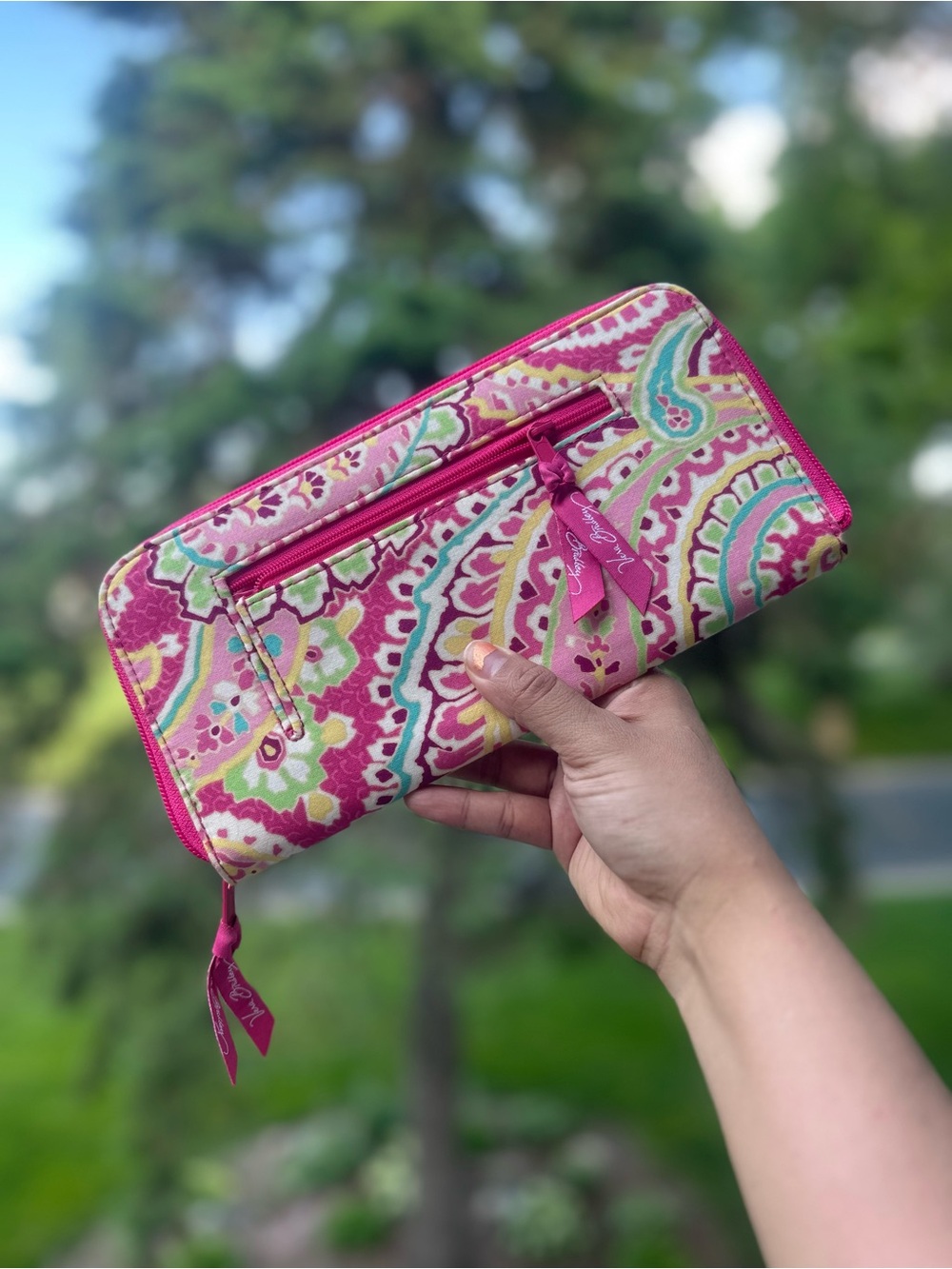 Vera Bradley Capri Melon Large Wallet View 2
